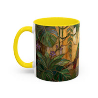 Tropical Hummingbird Stained Glass Style Mug