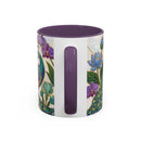 Garden Peacock Stained Glass Style Mug