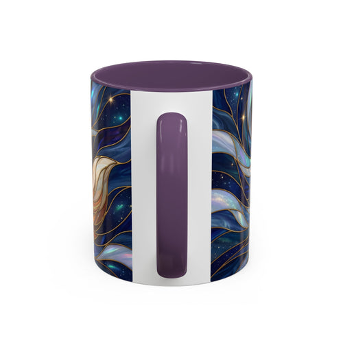 Midnight Fox Stained Glass Style Mug