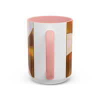 Rainbow Corgi Butt Stained Glass Style Mug