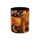 Sakura Lion Stained Glass Style Mug