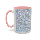 Aurora Peacock Stained Glass Style Mug