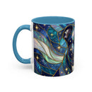 Celestial Staffy Stained Glass Style Mug