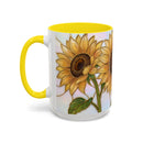 Sunflower Stained Glass Mug