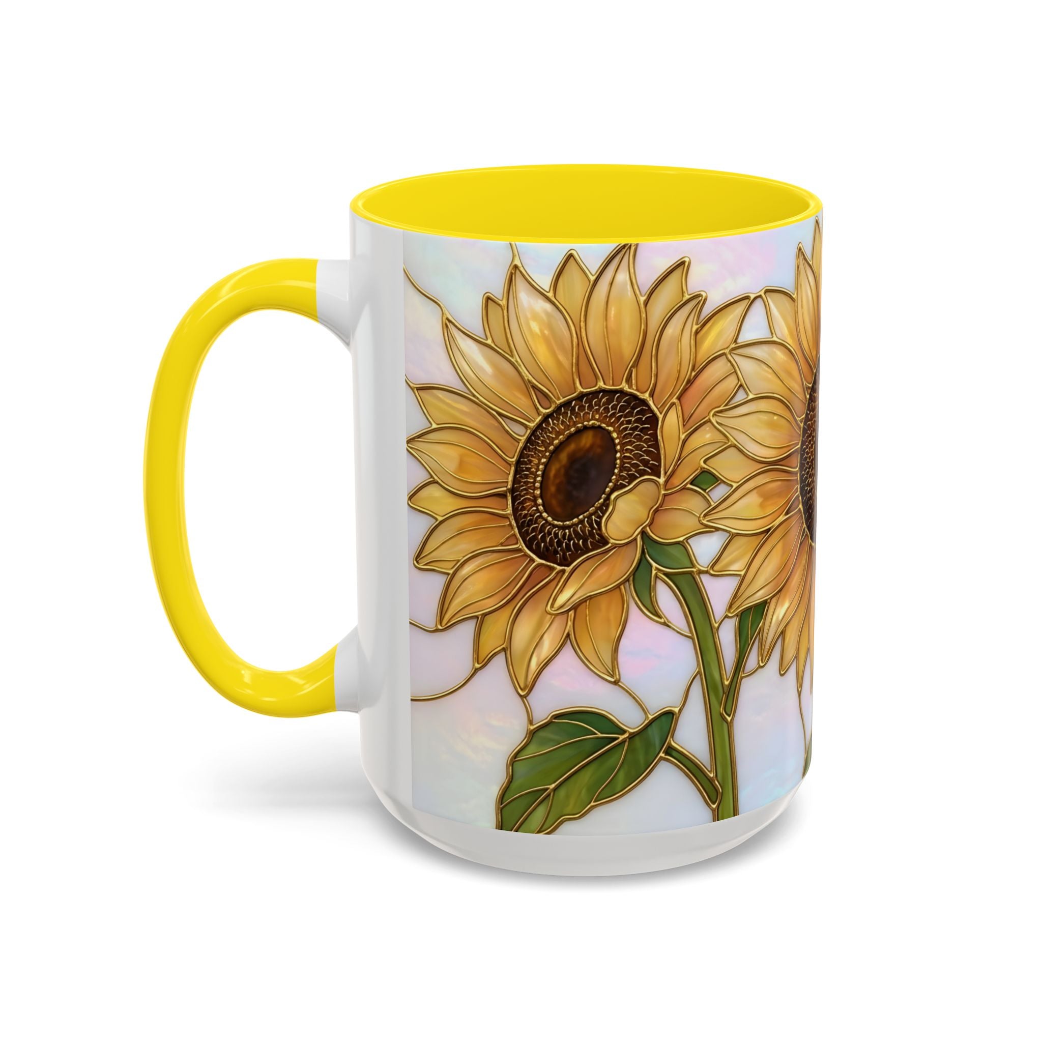 Sunflower Stained Glass Mug