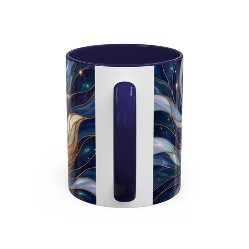 Midnight Fox Stained Glass Style Mug