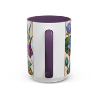 Flying Peacock Stained Glass Style Mug