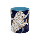 Faithful Friend Great Pyrenees Stained Glass Style Mug