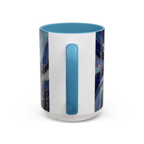 Midnight Hummingbird Stained Glass Style Mug