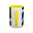 Jade Wolf Stained Glass Style Mug