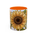 Sunflower Stained Glass Mug