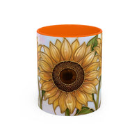 Sunflower Stained Glass Mug