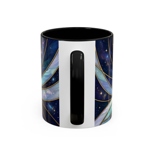 Sapphire Hummingbird Stained Glass Style Mug