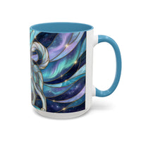 Aurora Husky Stained Glass Style Mug