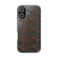 Coffee Beans Clear Phone Case