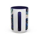 Celestial Staffy Stained Glass Style Mug