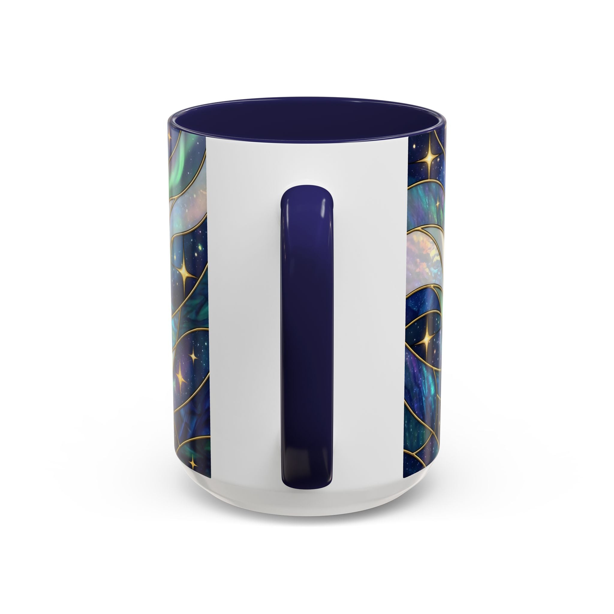 Celestial Staffy Stained Glass Style Mug
