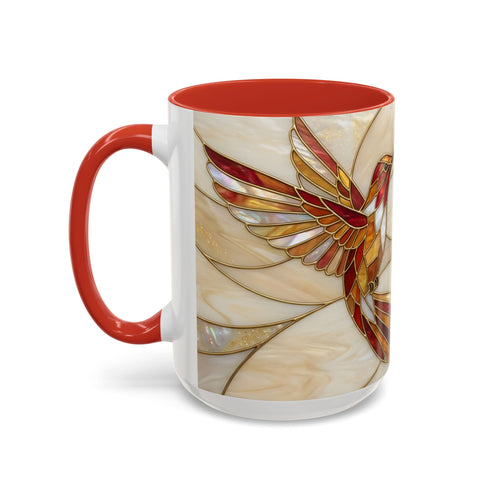 Harmony Hummingbird Stained Glass Style Mug