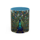 Peacock Stained Glass Mug
