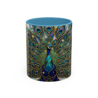 Peacock Stained Glass Mug