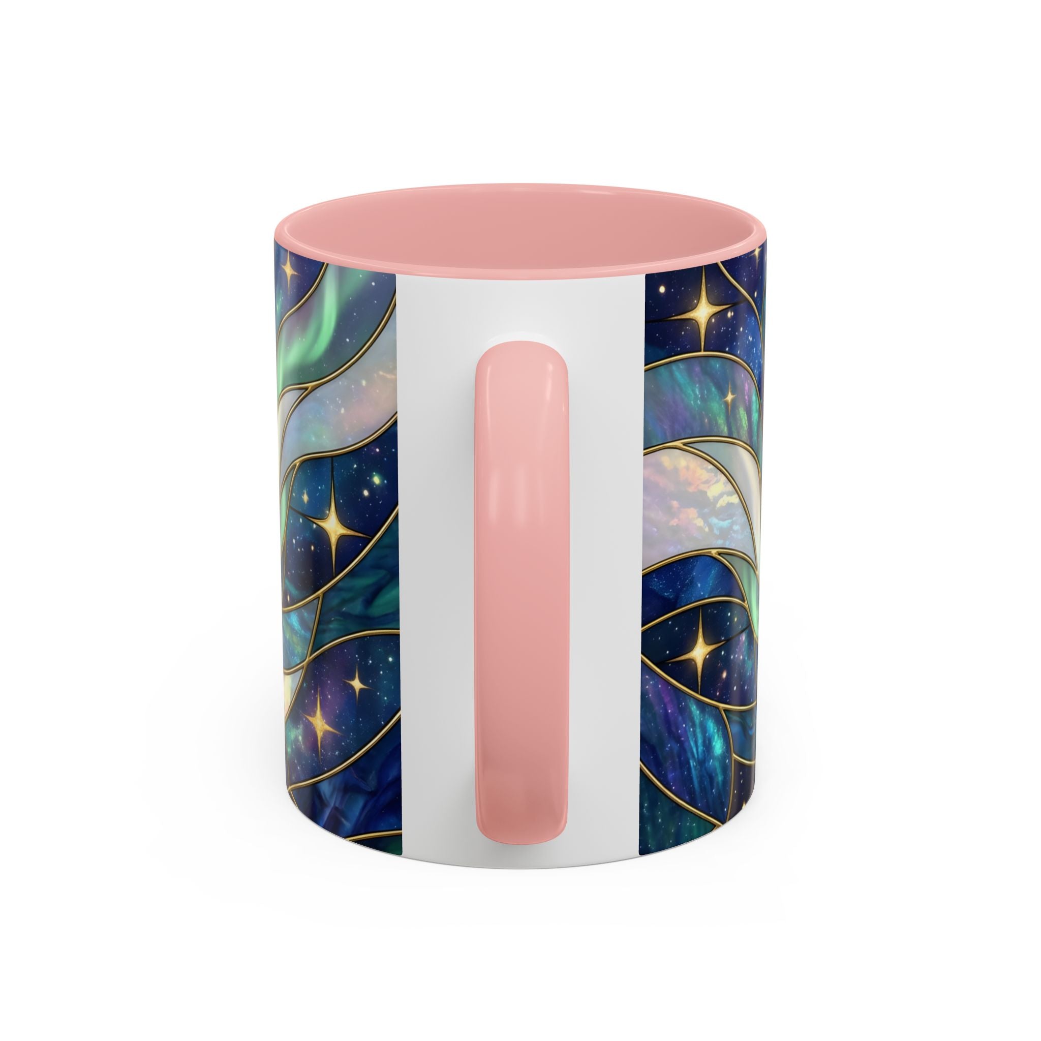 Celestial Staffy Stained Glass Style Mug