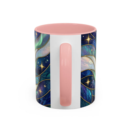 Celestial Staffy Stained Glass Style Mug