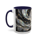 Midnight Wolf Stained Glass Style Mug