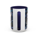 Mountain Guardian Great Pyrenees Stained Glass Style Mug