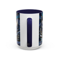 Mountain Guardian Great Pyrenees Stained Glass Style Mug