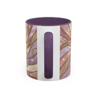 Pink Starlight Staffy Stained Glass Style Mug
