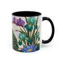 Blooming Peacock Stained Glass Style Mug