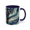 Aurora Glow Staffy Stained Glass Style Mug