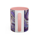 Purple Lion Stained Glass Style Mug
