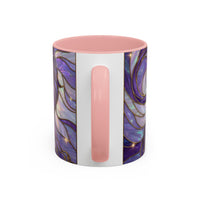 Purple Lion Stained Glass Style Mug