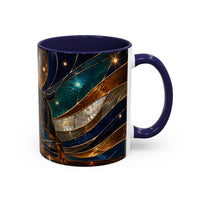 Warm Glow Rottweiler Stained Glass Style Mug
