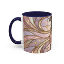 Pink Starlight Staffy Stained Glass Style Mug