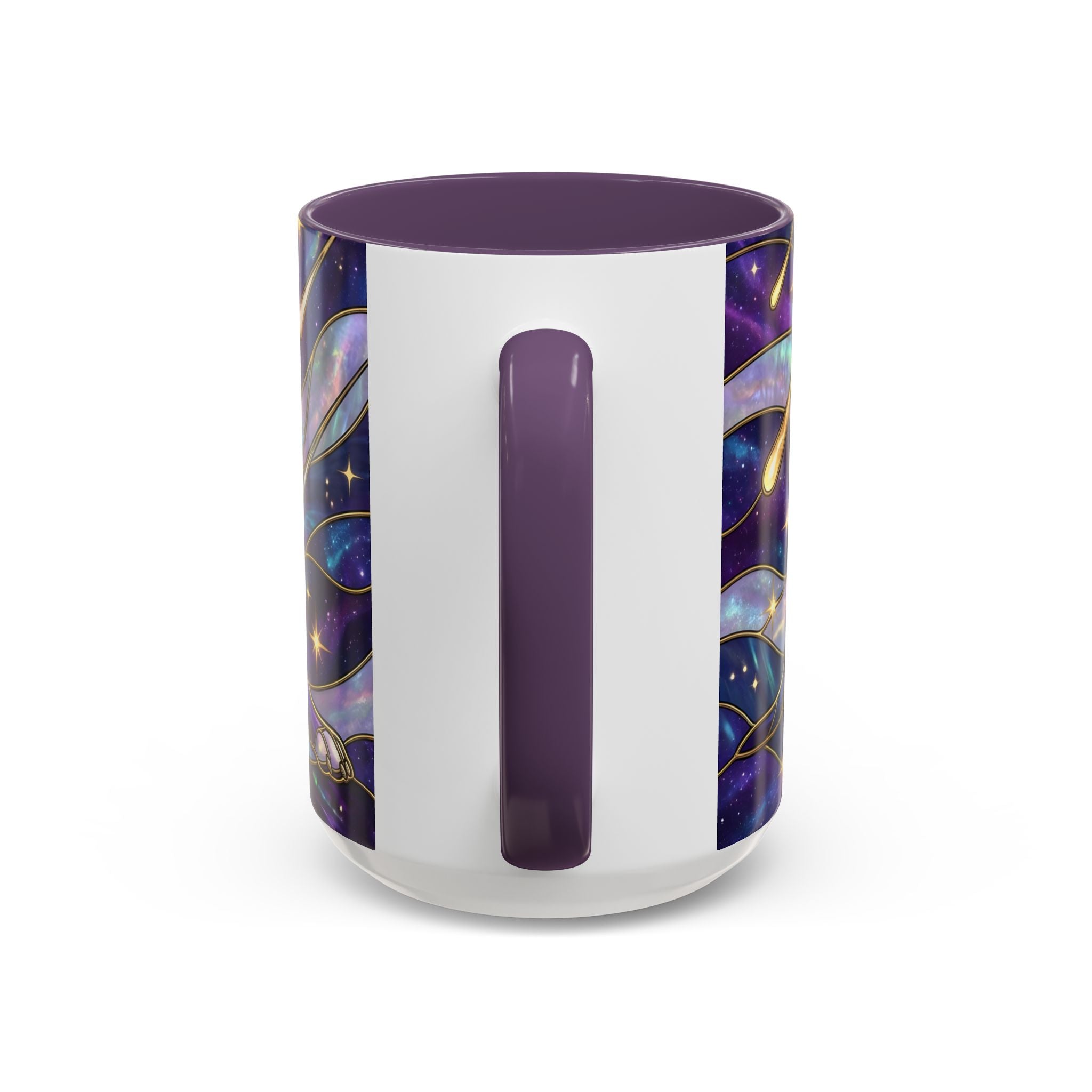 Cosmic Glow Staffy Stained Glass Style Mug