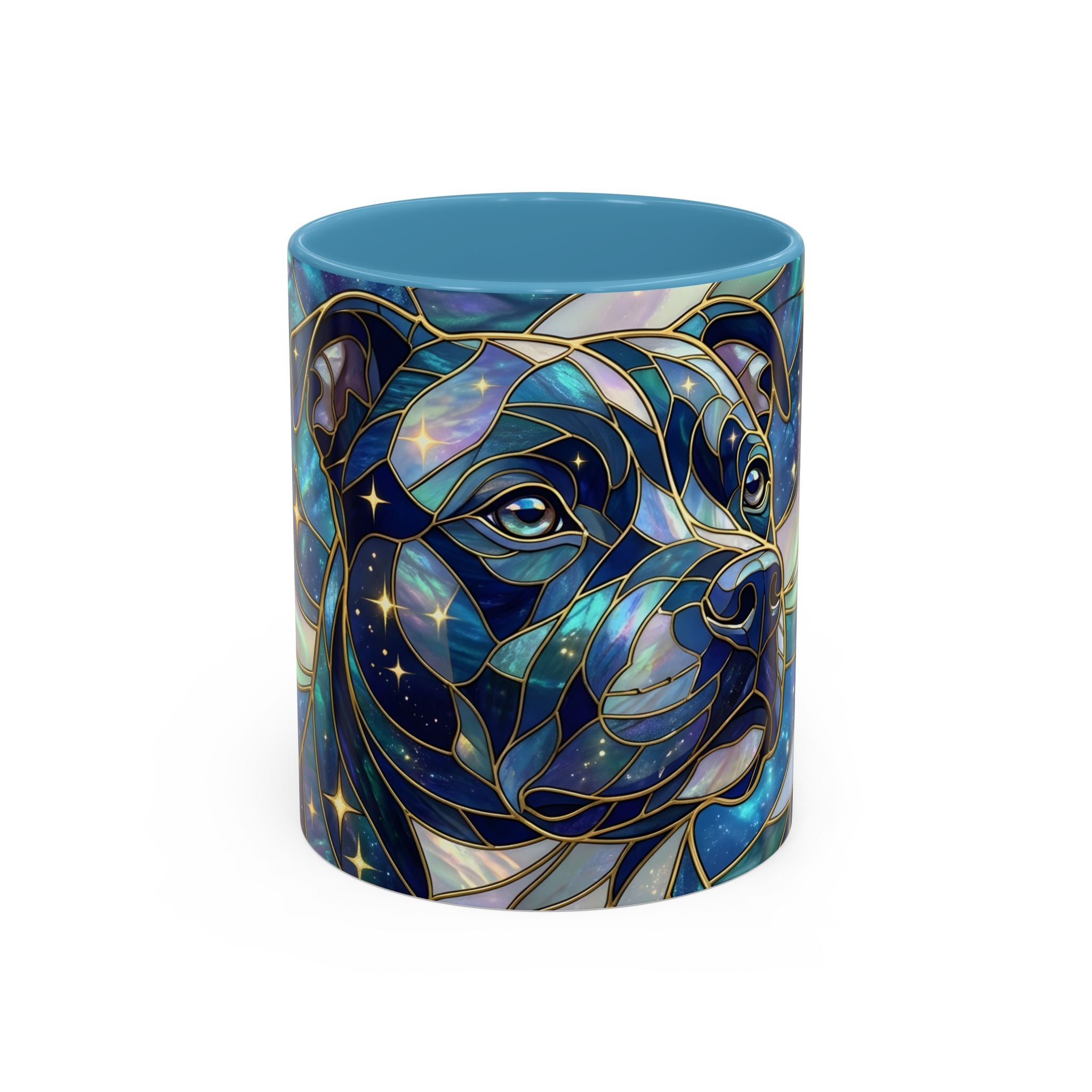 Celestial Staffy Stained Glass Style Mug