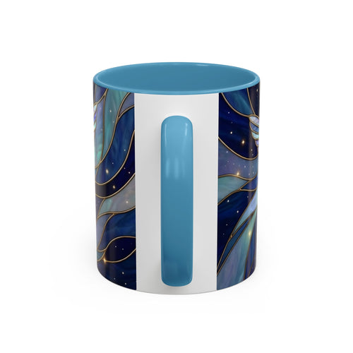 Midnight Hummingbird Stained Glass Style Mug