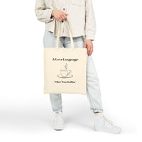 A Love Language Cotton Tote Bag