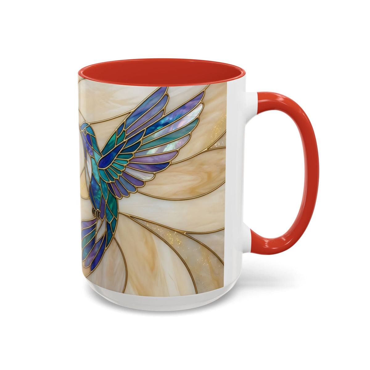 Harmony Hummingbird Stained Glass Style Mug