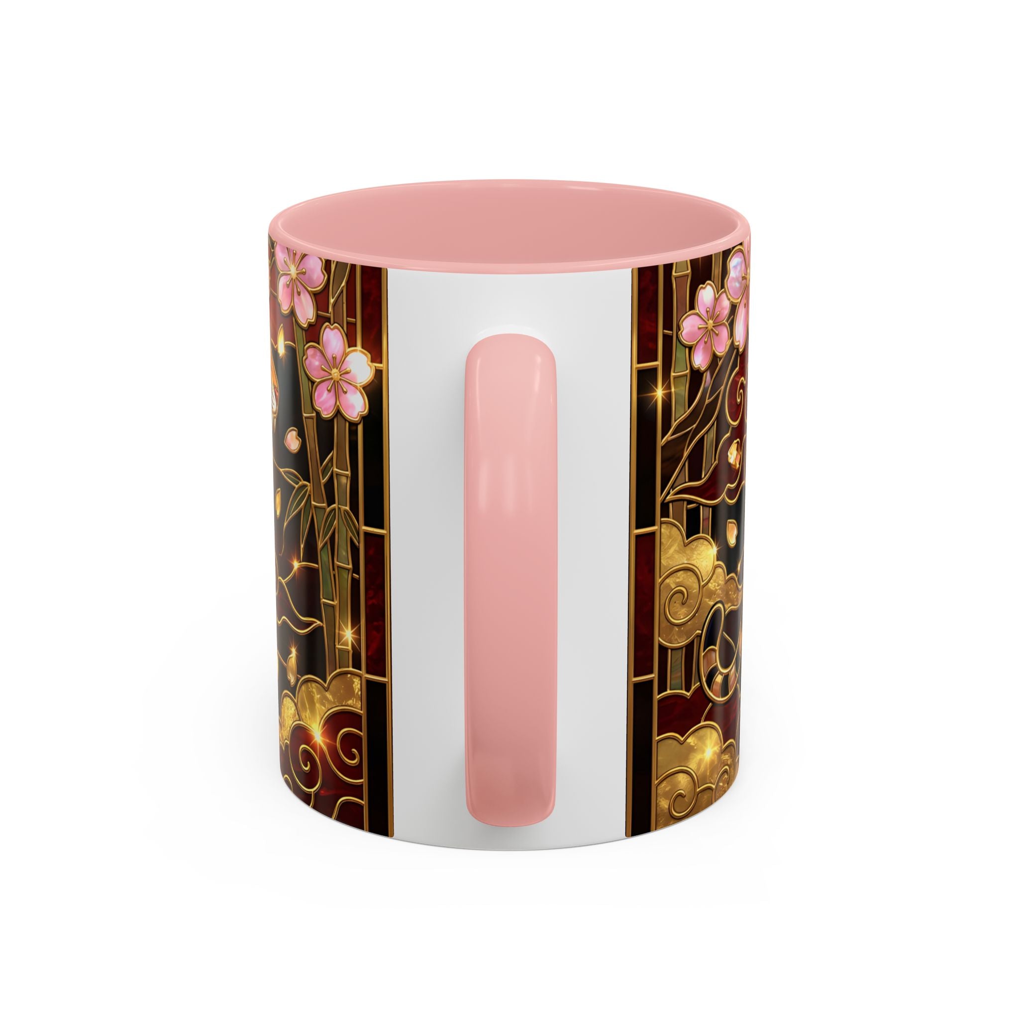 Sakura Tiger Stained Glass Style Mug