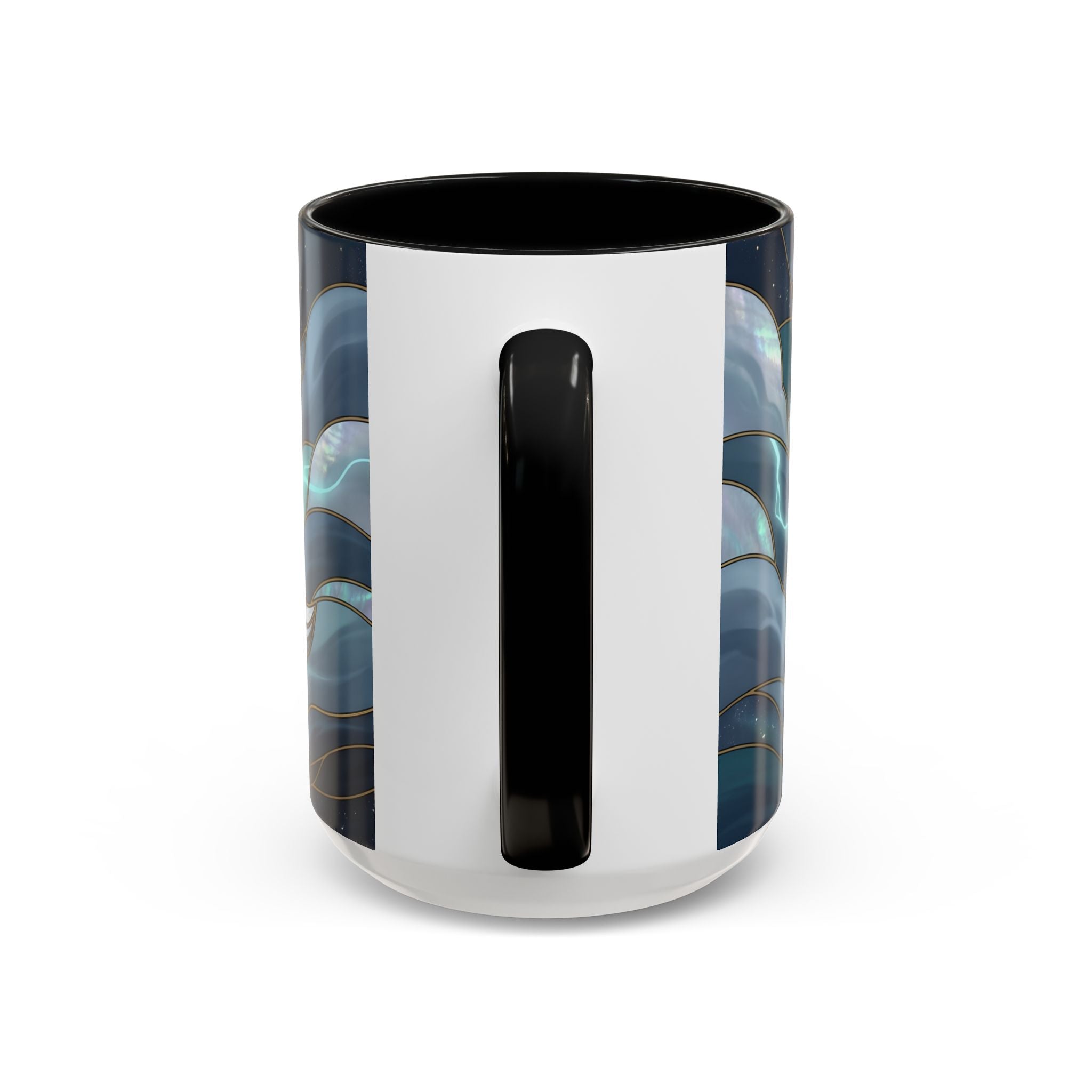 Storm Wolf Stained Glass Style Mug