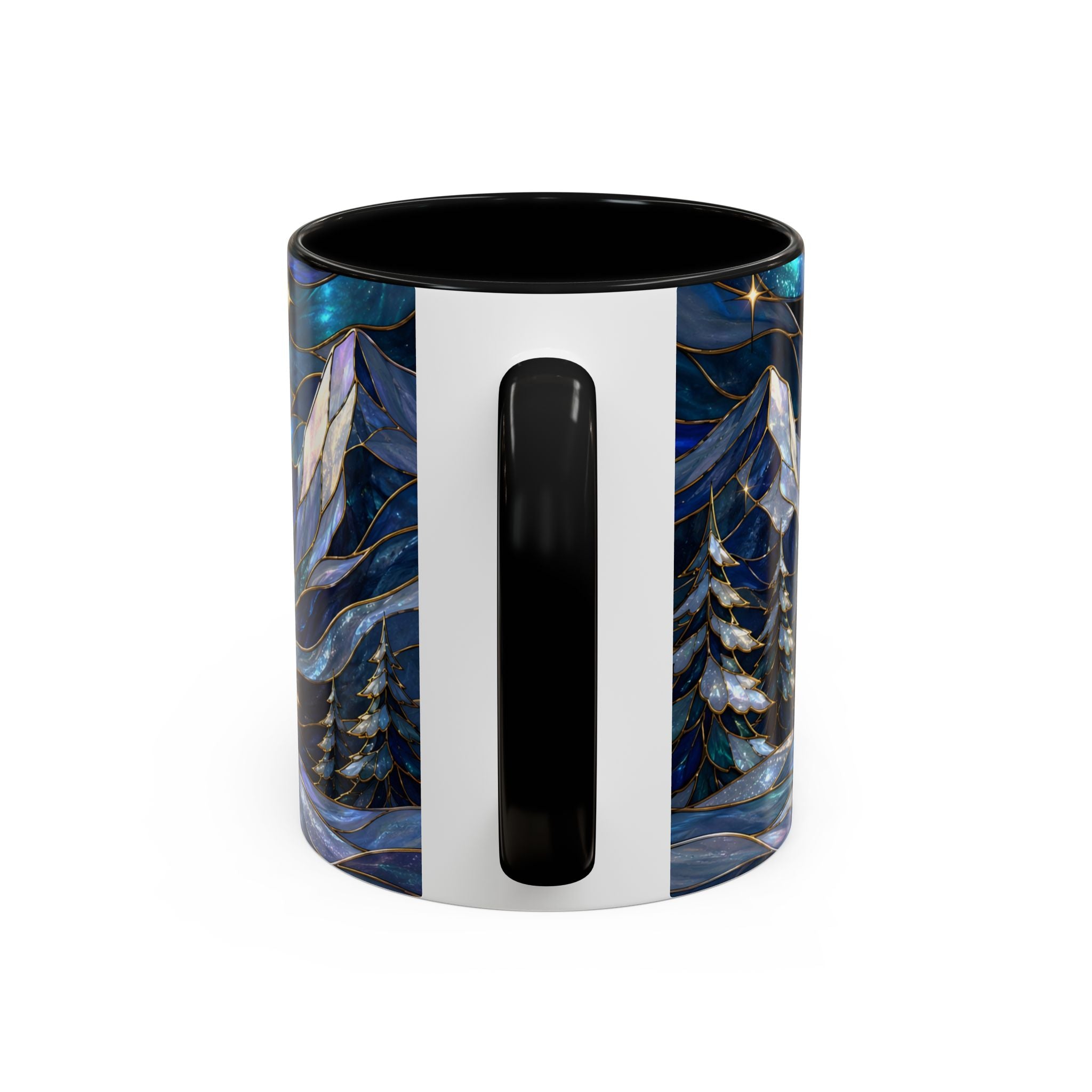 Mountain Guardian Great Pyrenees Stained Glass Style Mug