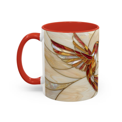 Harmony Hummingbird Stained Glass Style Mug