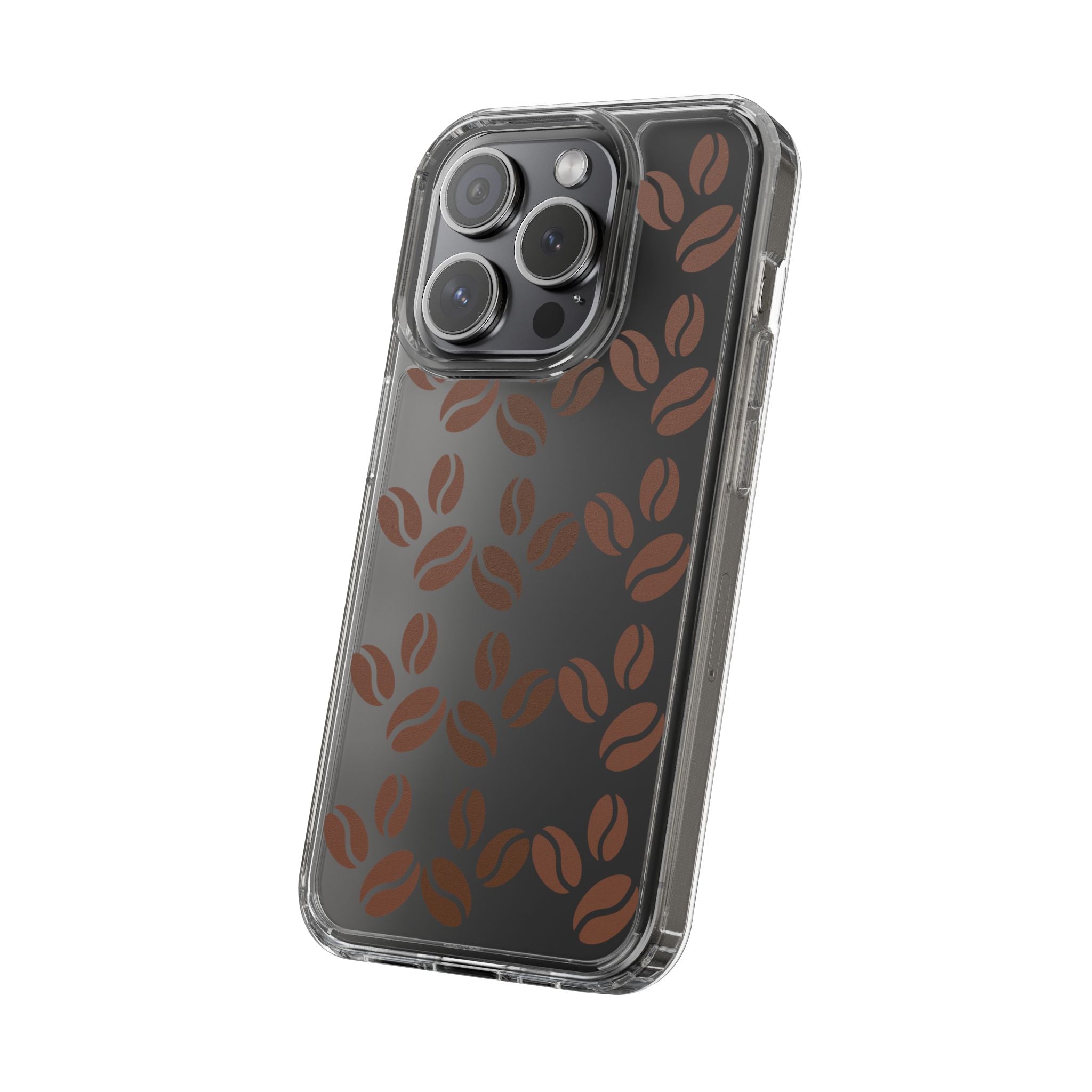 Coffee Beans Clear Phone Case