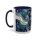 Celestial Staffy Stained Glass Style Mug