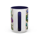 Flying Peacock Stained Glass Style Mug