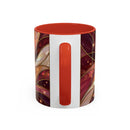 Rose Glow Hummingbird Stained Glass Style Mug