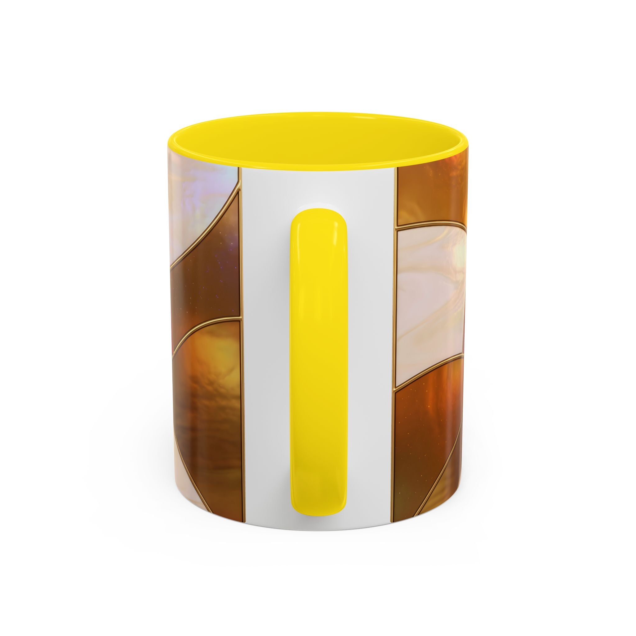 Rainbow Corgi Butt Stained Glass Style Mug